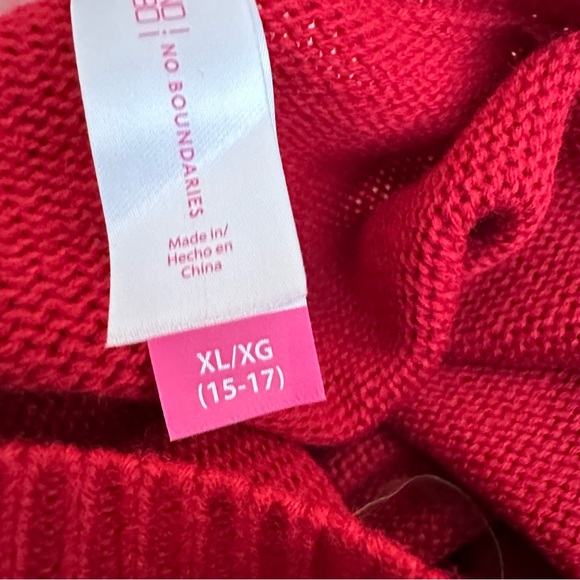 No Boundaries Reindeer Plush Ugly Christmas Sweater Size XL - Picture 9 of 9